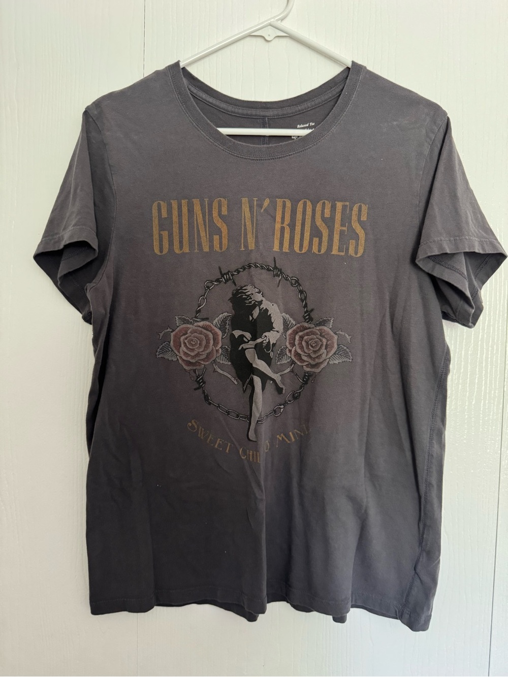 Abercrombie Gray Graphic Tee - Sweet Child O' Mine